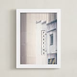 "Urban scene" - Art Print in Stone by Lucia Coppola - Framed