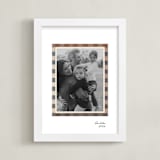 "Framed Photo: Textile Checks Frame" - Framed Photo in Sand by Creo Study - Framed