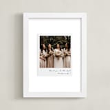 "Classic Snap (BRIDES)" - Framed Photo in Quartz by Minted - Framed