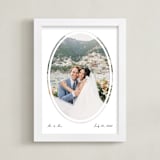 "Artifact: Oval Framed Photo" - Framed Photo in Charcoal by Snow and Ivy - Framed