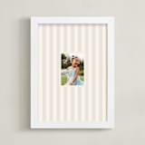 "Framed Photo: Coastal Stripe" - Framed Photo in Sea by Olivia Kanaley Inman - Framed