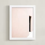 "Hidden Paths" - Art Print in Blush by Kaitie Bryant - Framed