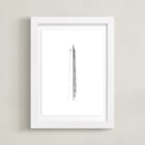 "Washington Monument" - Art Print in Slate by Paul Berthelot - Framed