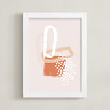 "Amber Gander II" - Art Print in Amber by Alicia Youngken - Framed