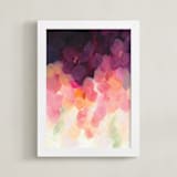 "peach blossom" - Art Print in Peach by Holly Whitcomb - Framed