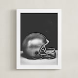 "armour" - Art Print in steel grey by Alicia Abla - Framed