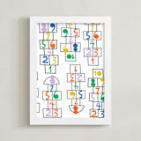 "Fun & Games II" - Art Print in Multi by Ampersand Design Studio - Framed