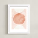 "Spring Sun" - Art Print in Blush by Iveta Angelova - Framed