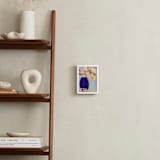 "Its a Good Day" - Art Print in Electric Blue by Shraddha Dharia - In a Room