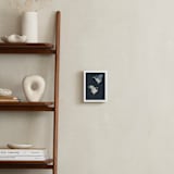 "Crane dance" - Art Print in Moody blue by Nina Leth - In a Room