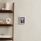 "Distant Border: Portrait" - Framed Photo in Blueberry by Angela Garrick - In a Room