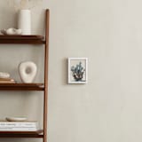 "Blue Cactus" - Art Print in Desert Blue by Wilder California - In a Room