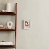 "Creative Play" - Art Print in Cream by Nazia Hyder - In a Room