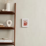 "Sleepy Red Panda" - Art Print in Tangerine by Jennifer Holbrook - In a Room