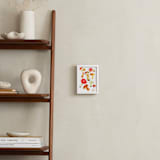 "Forest mushrooms" - Art Print in Fox orange by Alexandra Dzh - In a Room