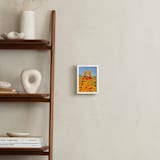 "Poppy Sisters" - Art Print in Poppy by Theresa Bear - In a Room