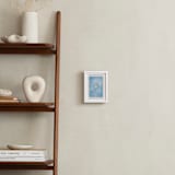 "Vintage Solar Journey" - Art Print in Blue by Sabrin Deirani - In a Room