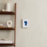 "Silhouette: Custom Print with Text" - Custom Print in Blueberry by Minted - In a Room