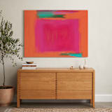 "Caliente" - Art Print in White by Amy Gray - In a Room