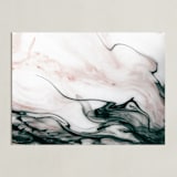 "Ethereal Flow" - Art Print in Ocean Sunset by Melanie Severin - Unframed