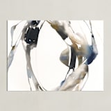 "Surrounding" - Art Print in grey wash by Michelle Lee - Unframed