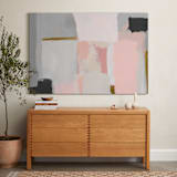 "atmospheric" - Art Print in Apricot by Amy Gray - In a Room