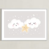 "stellina" - Art Print in Cloud by chocomocacino - Framed