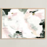 "Mystic 2" - Art Print in Peach by Melanie Severin - Framed