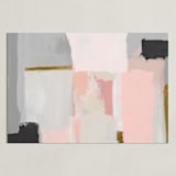 "atmospheric" - Art Print in Apricot by Amy Gray - Unframed