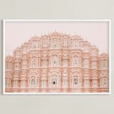 "Palatial" - Art Print in Rose by Creo Study - Framed