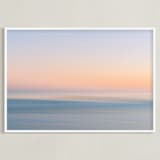 "The Sun I Used to Know" - Art Print in Coastal Blue by Em Hale - Framed