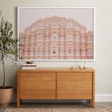 "Palatial" - Art Print in Rose by Creo Study - In a Room