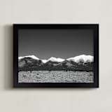 "Reach New Heights" - Art Print in Charcoal by Ana V. Ramirez - Framed