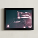 "Exit Only" - Art Print in Midnight by Adam Stanzak - Framed