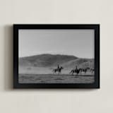 "wild wild west I" - Art Print in Western Grey by Sara Hicks Malone - Framed