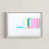 "Screens18" - Art Print in Spring by Nezha Chan - Framed