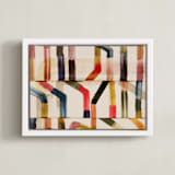 "pipes II" - Art Print in Copper by Sumak Studio - Framed Canvas