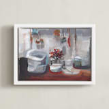 "Let Go of the Recipe" - Art Print in Copper by Khara Ledonne - Framed Canvas