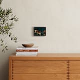 "Embers in Blue" - Art Print in Dark Emerald by Parima Studio - In a Room