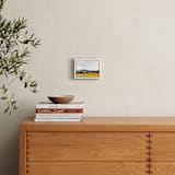"Morning Breeze" - Art Print in Khaki Cool Green by Shina Choi - In a Room