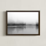 "Lost In Grey" - Art Print in Grey by Jennifer Morrow - Framed
