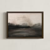 "Mystical & Mysterious" - Art Print in Misty Black & White by Michelle Jean - Framed