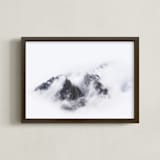 "Top Of The World" - Art Print in Cloud White by GeekInk Design - Framed