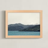 "Landscape 2" - Art Print in Ocean Blue by lulu and isabelle - Framed