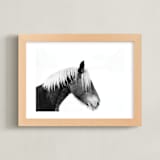 "Ansel" - Art Print in Black White by Amy Carroll - Framed