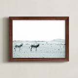 "We live here" - Art Print in Grey Scale by Claudia Orengo - Framed