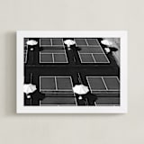 "Game Time" - Art Print in Asphalt by LindseyErin - Framed