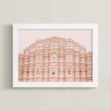 "Palatial" - Art Print in Rose by Creo Study - Framed