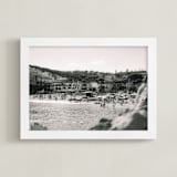 "Euro Summer" - Art Print in Black & White by Ellen Schlegelmilch - Framed