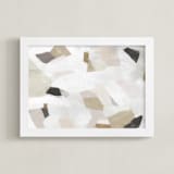"Sierra" - Art Print in Golden by Melanie Severin - Framed
